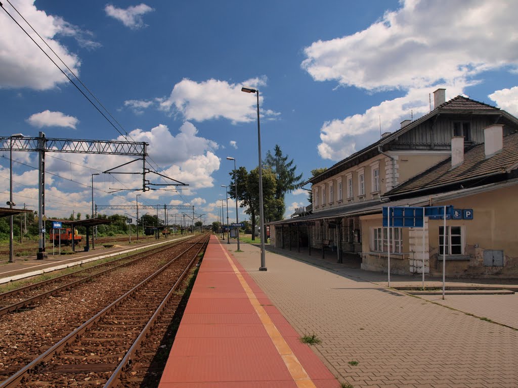 Skawina - the railway station, Скавина