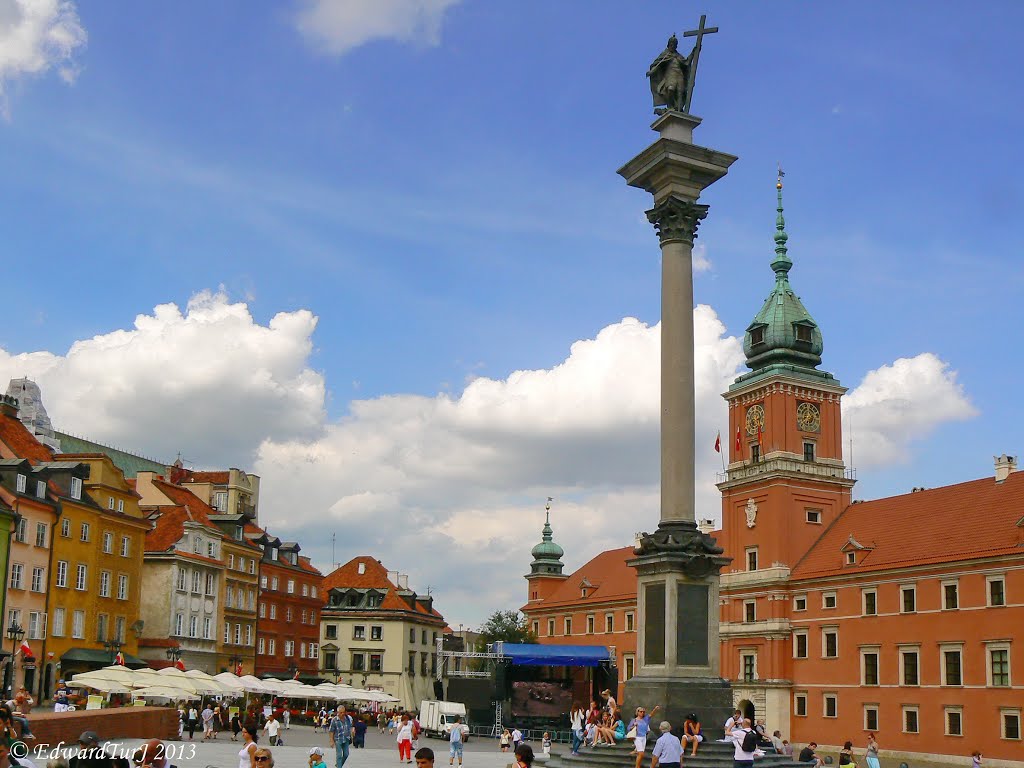Sigismunds Column & Royal Castle, Варшава