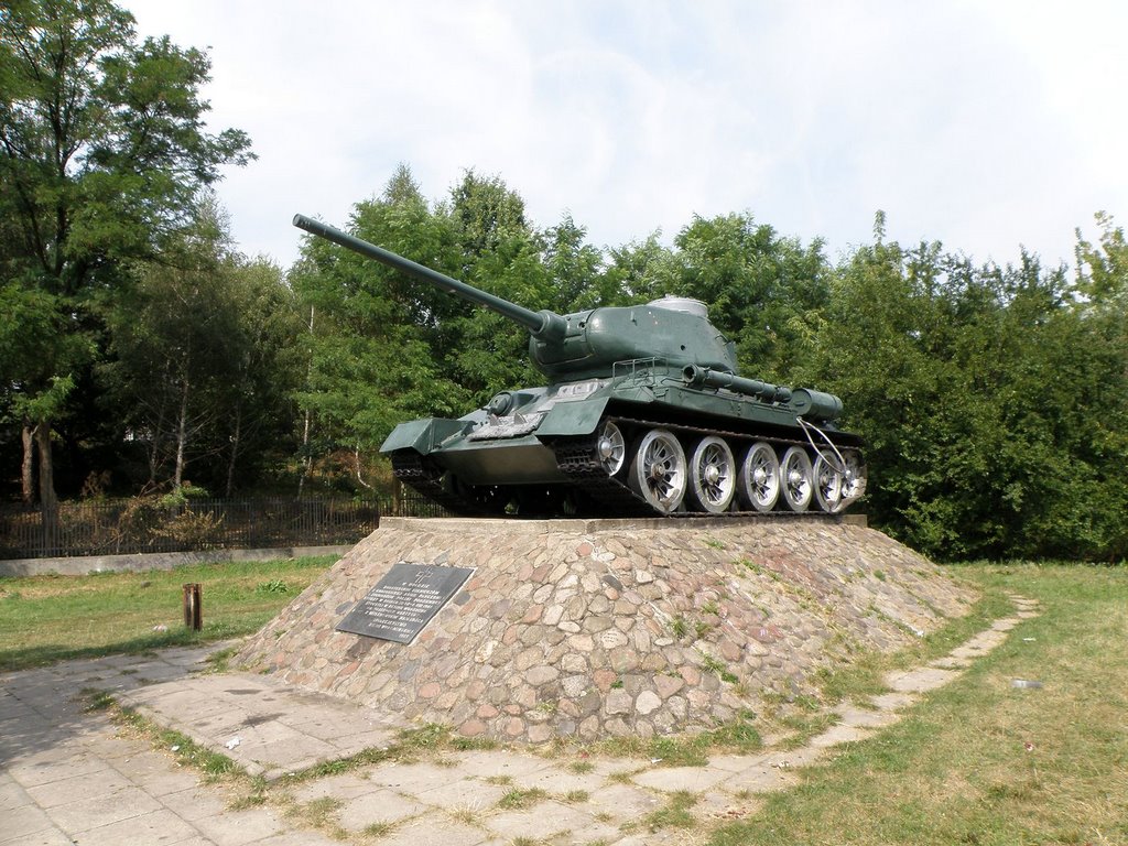 Tank T-34 in Wołomin, Воломин