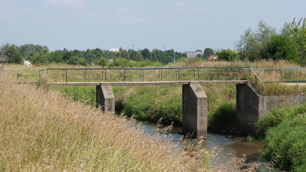 Most nad Kanałem Markowskim (rz. Długa) [2013.07.26], Гроджиск-Мазовецки