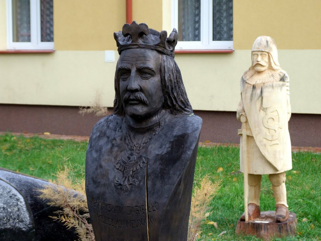 Efekty pleneru rzeźbiarskiego w 2010 roku w Kozienicach, Козенице