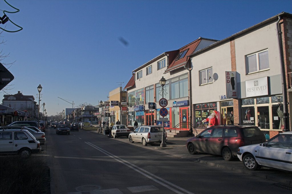Piłsudskiego street in Legionowo, Легионово