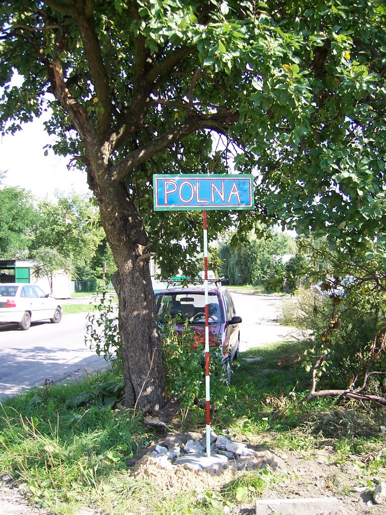 Legionowo - ul. Polna (znak), Легионово