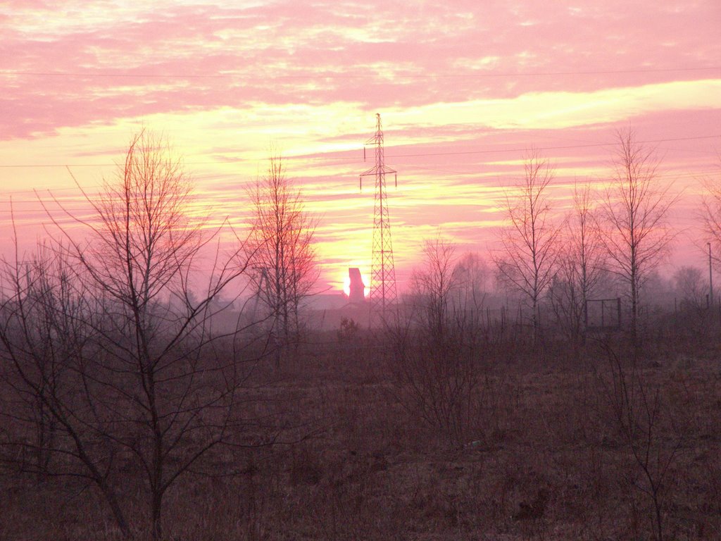 sunset, Млава
