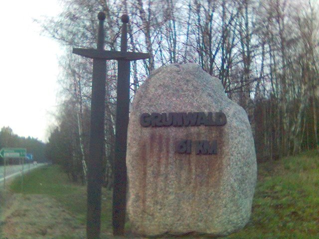 Kamień przy siódemce, Grunwald 61 km, Млава