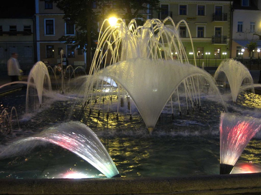 fontanna na rynku, Плоцк