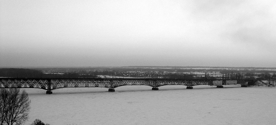 Plock, bridge over Vistula, Плоцк