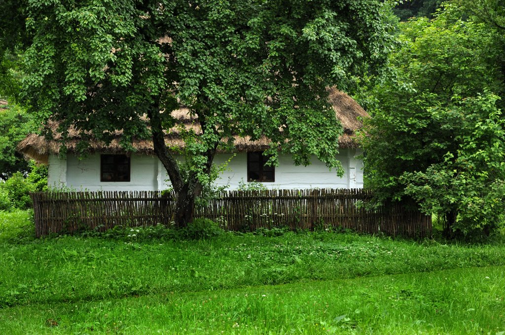 Stara chata w sanockim skansenie, Санок