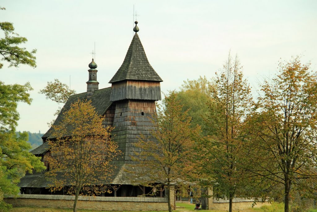 Kościół rzymskokatolicki z Bączala Dolnego k/ Jasła - 1667 r., Санок