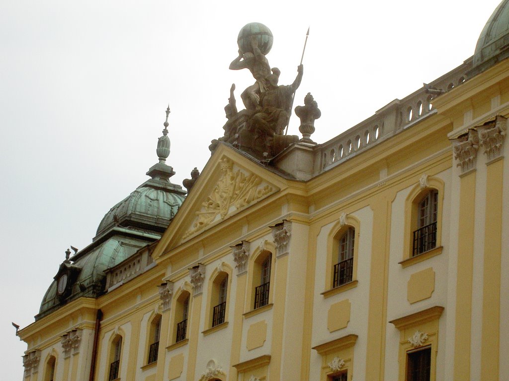 fragment fasady pałacu Branickich-Białystok, Белосток
