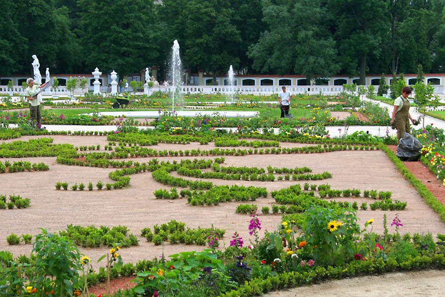 Białystok - Branicki Palace gardens, Белосток