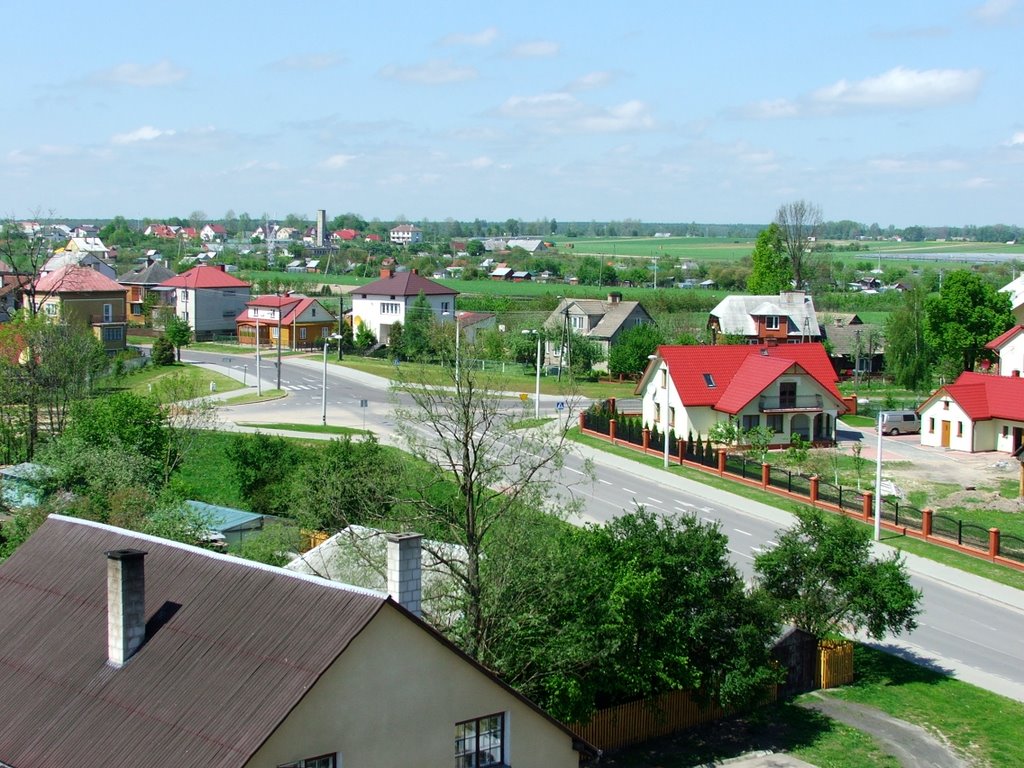 Skrzyzowanie ulic Północnej z Mickiewicza, Бельск Подласки