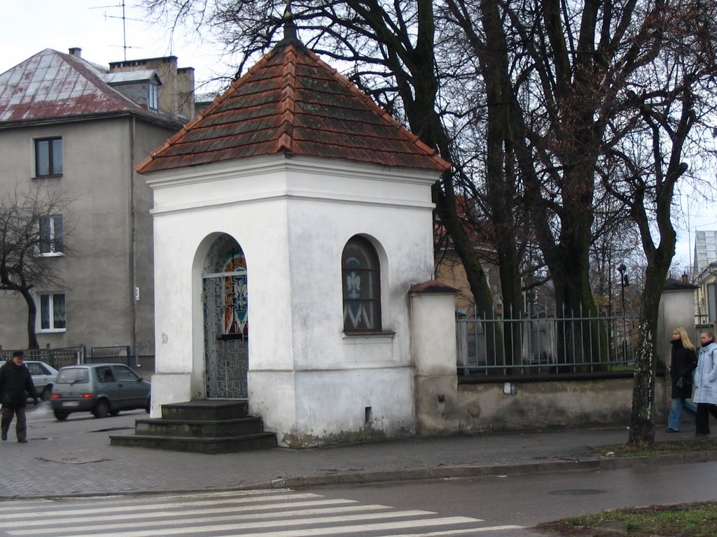 Bielsk Podlski - kapliczka przy kościele pokarmelickim (chapel near The Carmelites Church), Бельск Подласки