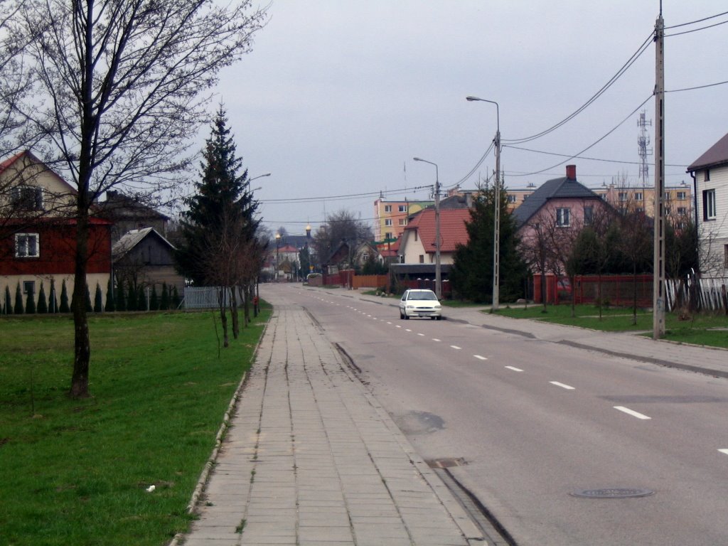 Bielsk Podlaski - ulica Jagiellońska (Jagiellonska street), Бельск Подласки
