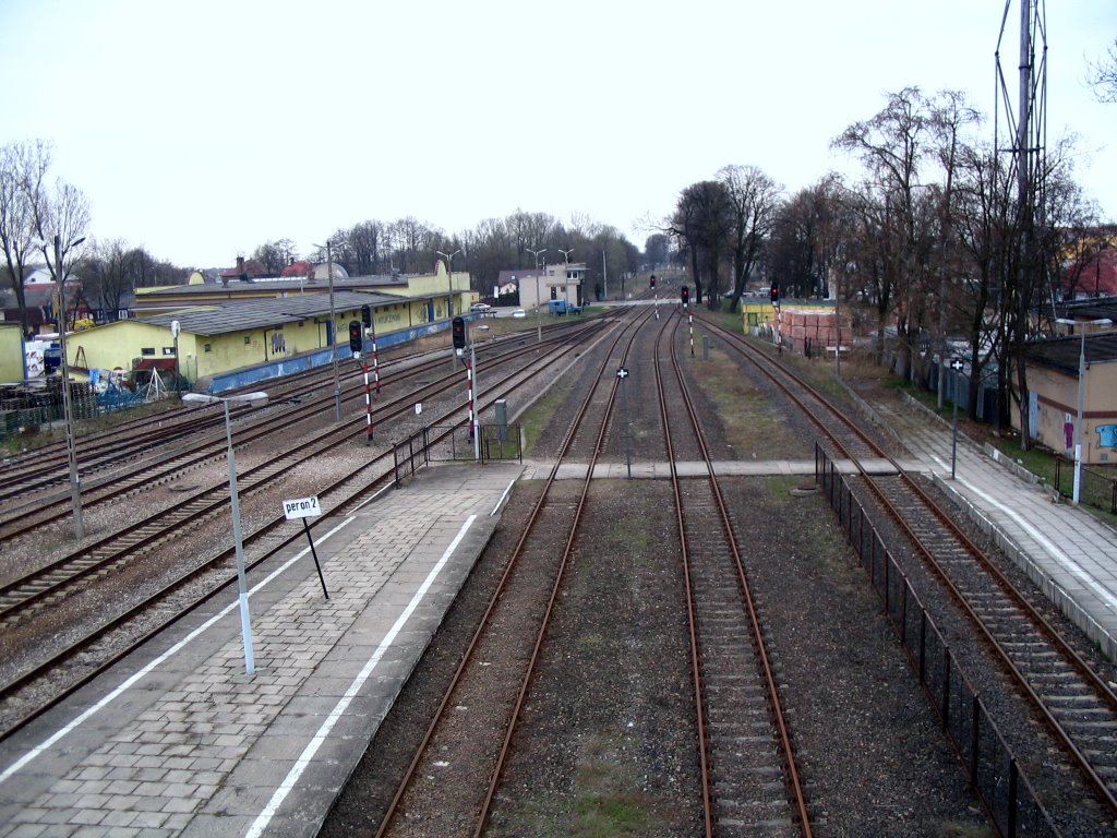 Bielsk Podlaski - stacja kolejowa kierunek Białystok (railway station - direction Bialystok), Бельск Подласки