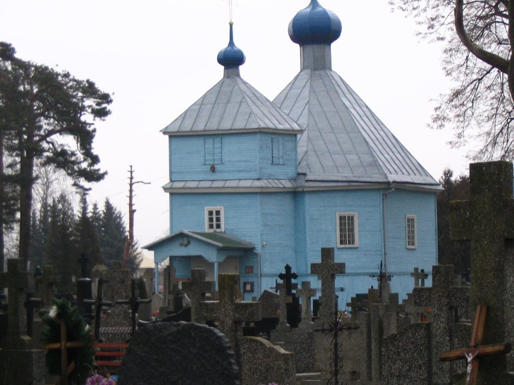 Bielsk Podlaski - cerkiewka prawosławna pw. Św. Trójcy na cmentarzu (cemetery orthodox church of Trinity), Бельск Подласки