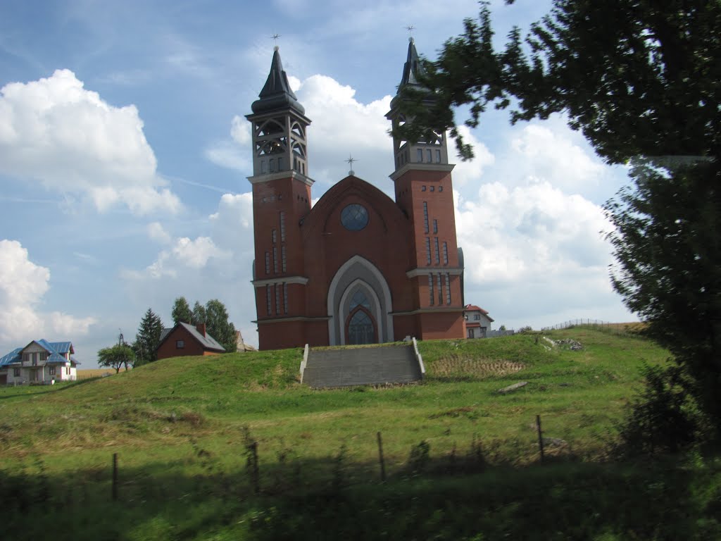 Grajewo  PL  -  new  church  near  NR  61  (27.07.13.), Граево