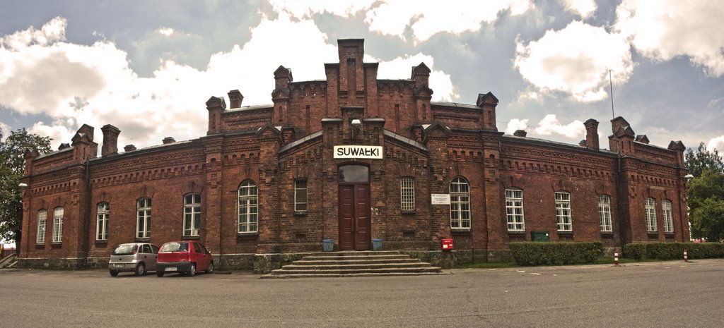 Dworzec PKP Suwałki (front), Сувалки