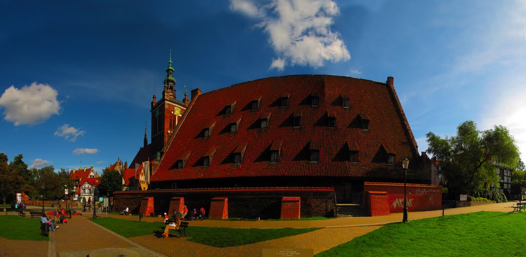 POL Gdansk Sw. Katarzyny - Wielki Mlyn Panorama by KWOT, Гданьск