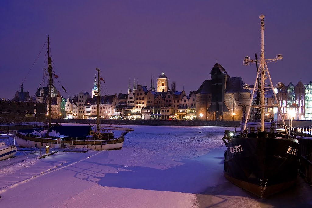 Gdańsk w zimowej scenerii - 2012 r., Гданьск