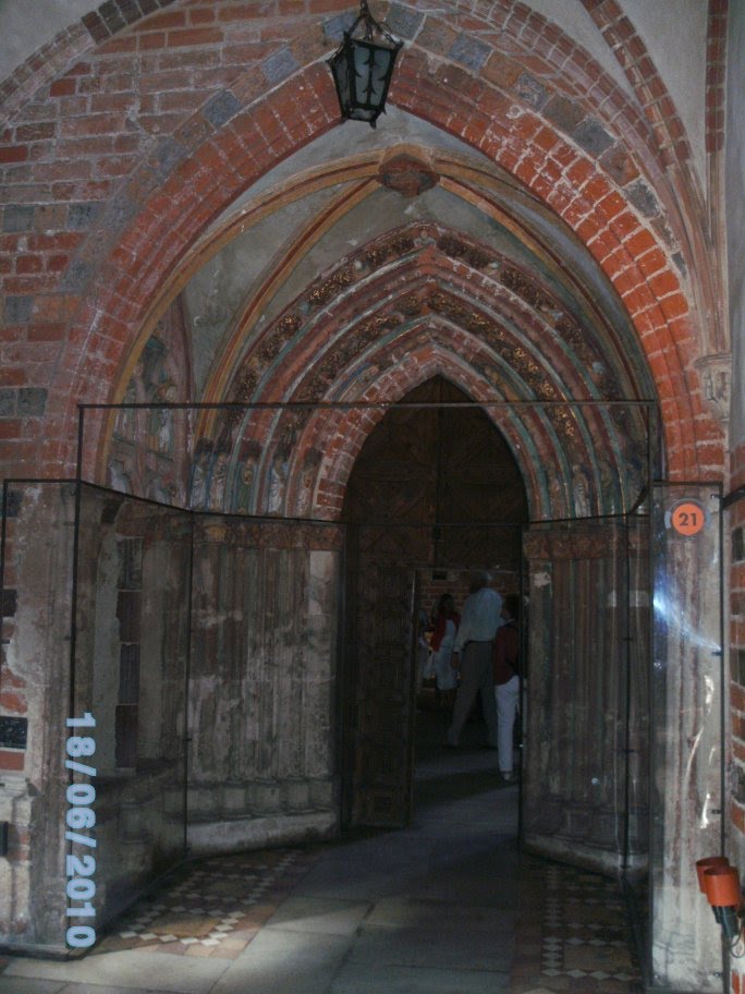 Goldene Pforte; Marienburg; Eingang zur Burgkirche, Мальборк