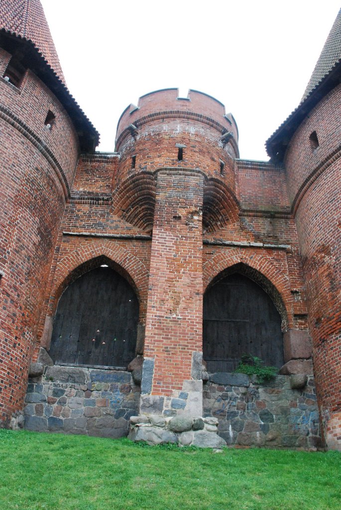 Dwie bramy w Malborku (Two gates of the castle in Malbork), Мальборк