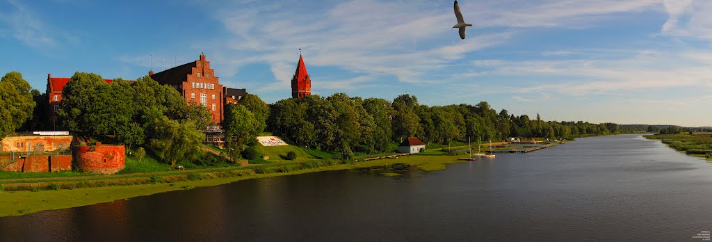 POL Malbork Urzad Miasta [Nogat] Panorama by KWOT, Мальборк