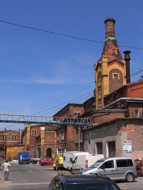 historische Fabrik in Slupsk, Слупск