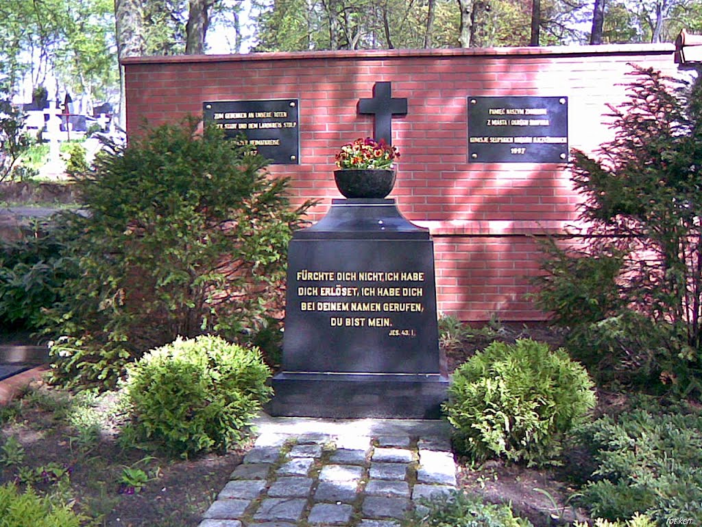 Cmentarz komunalny.Miejsce upamniętniające byłych mieszkańców Słupska, Слупск