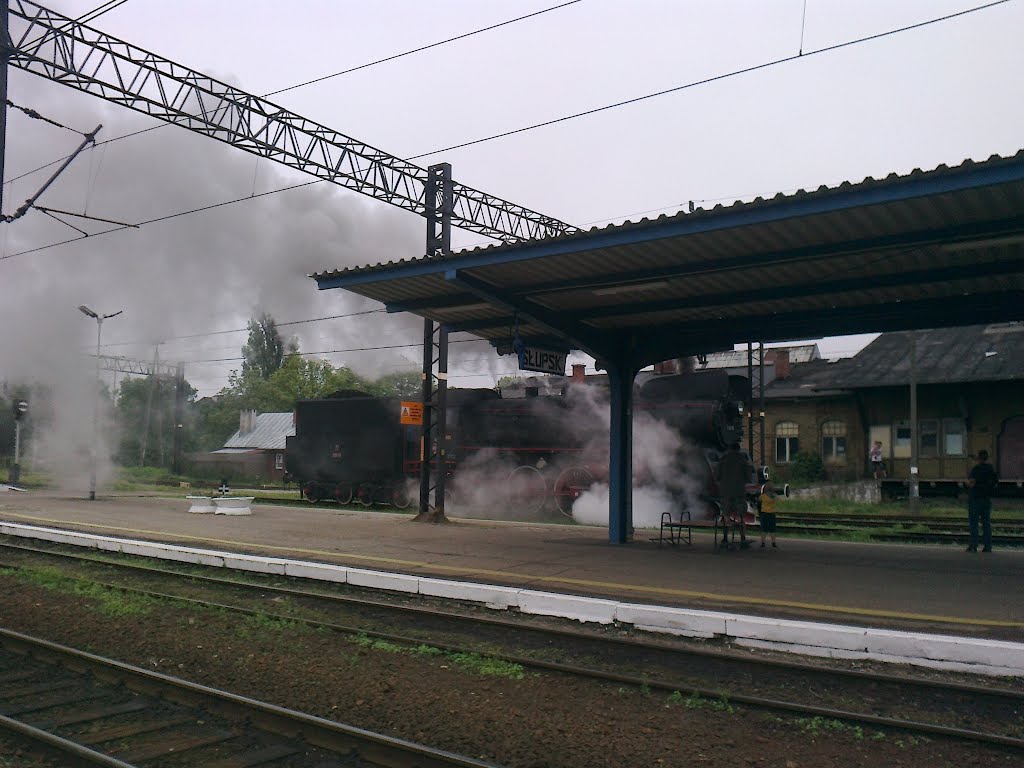 steam locomotive, Слупск