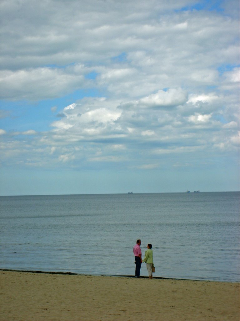 Lonely Lovers at the beach, Сопот