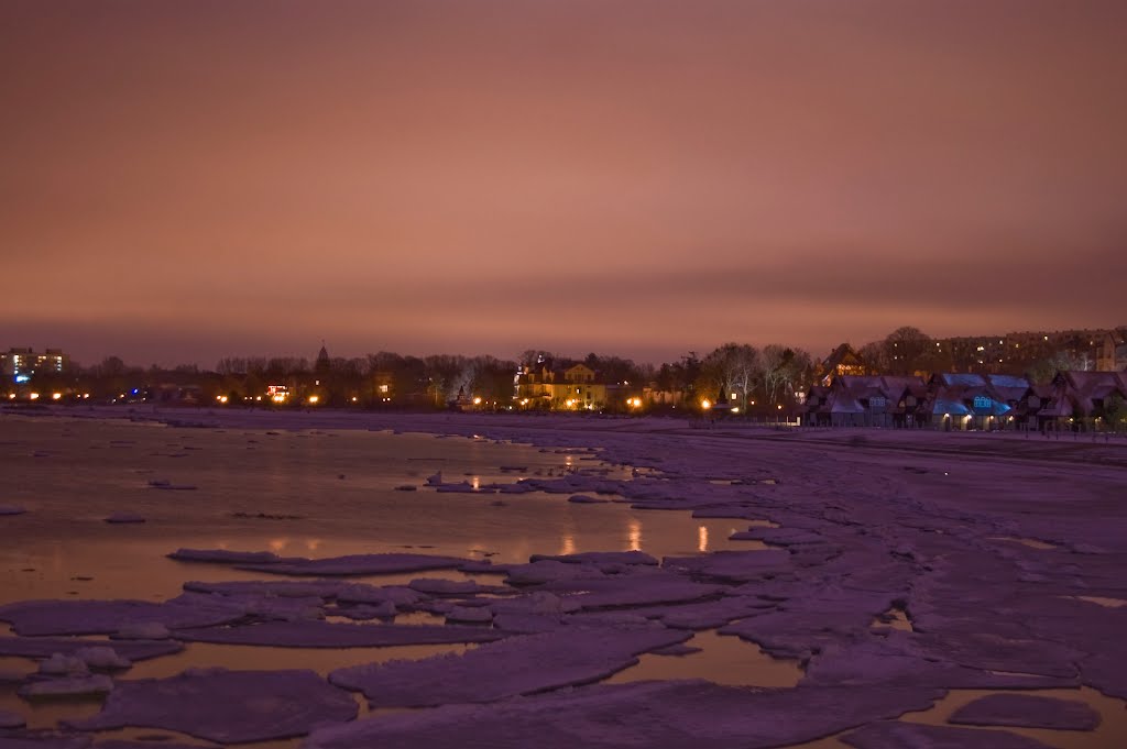 Sopot wieczorową porą - zima 2012, Сопот