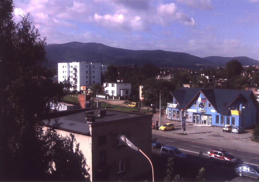 View of Beskid Slaski, From Bielsko-Biala, Белско-Бяла