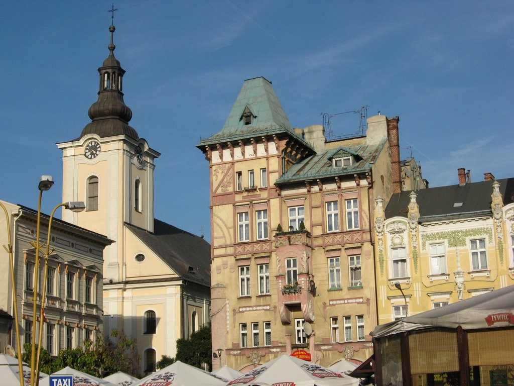 Wojska Polskiego Square, Bielsko-Biała, Poland, Белско-Бяла