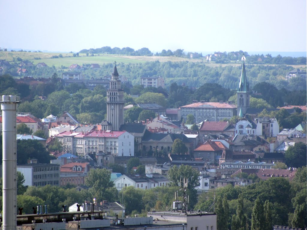 Widok centrum miasta (Bielsko-Biała), Белско-Бяла