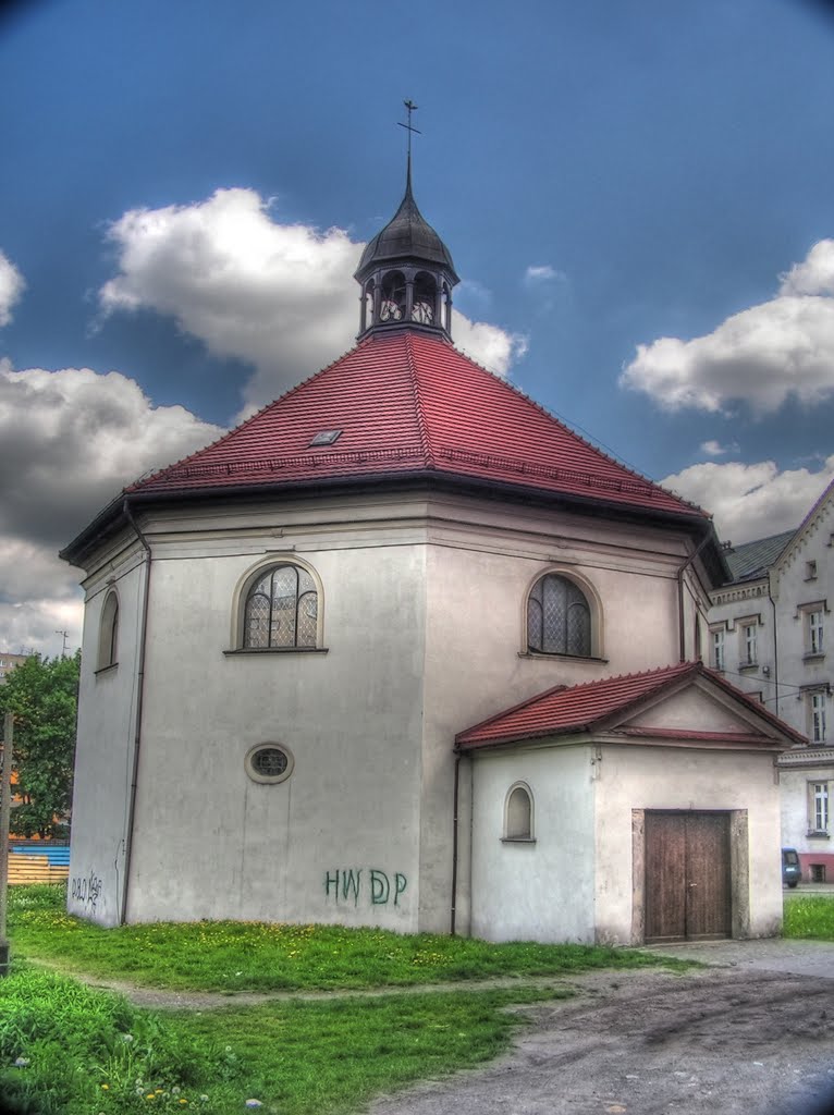 Bytom, ulica Krakowska, kościół św. Ducha -- Bytom, Krakow Street, Church of the Holy Spirit, Бытом