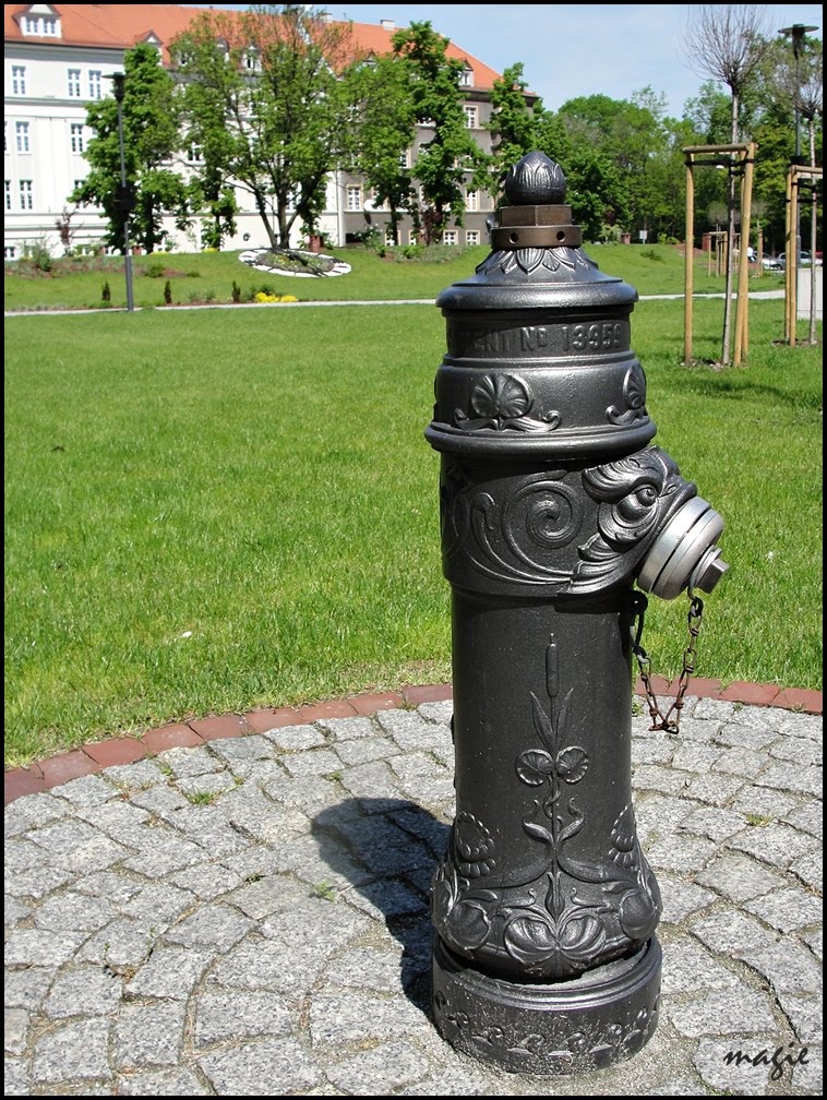 GLIWICE. Prawdopodobnie najładniejszy hydrant w mieście/Probably the nicest fire hydrant in the city, Гливице