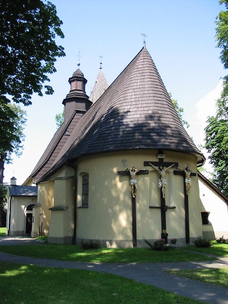 Zywiec - Kápolna hátulnézetből, Живец
