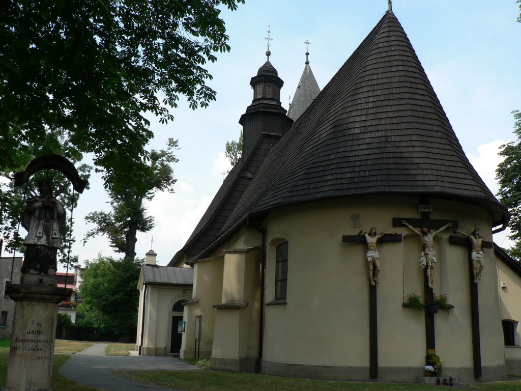Żywiec - 14th century church, Живец