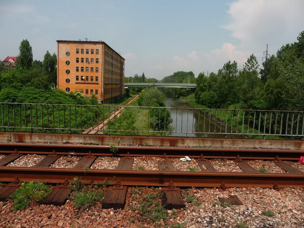 Widok z mostu tramwajowego (view from tram-bridge), Мысловице