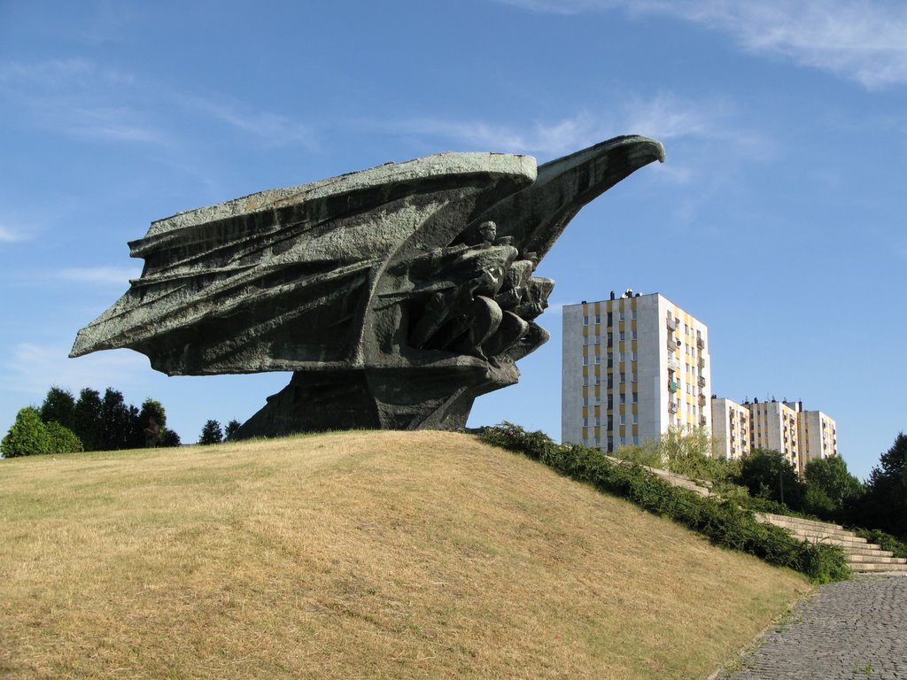 Katowice - monument -oś.Paderewskiego, Сосновец