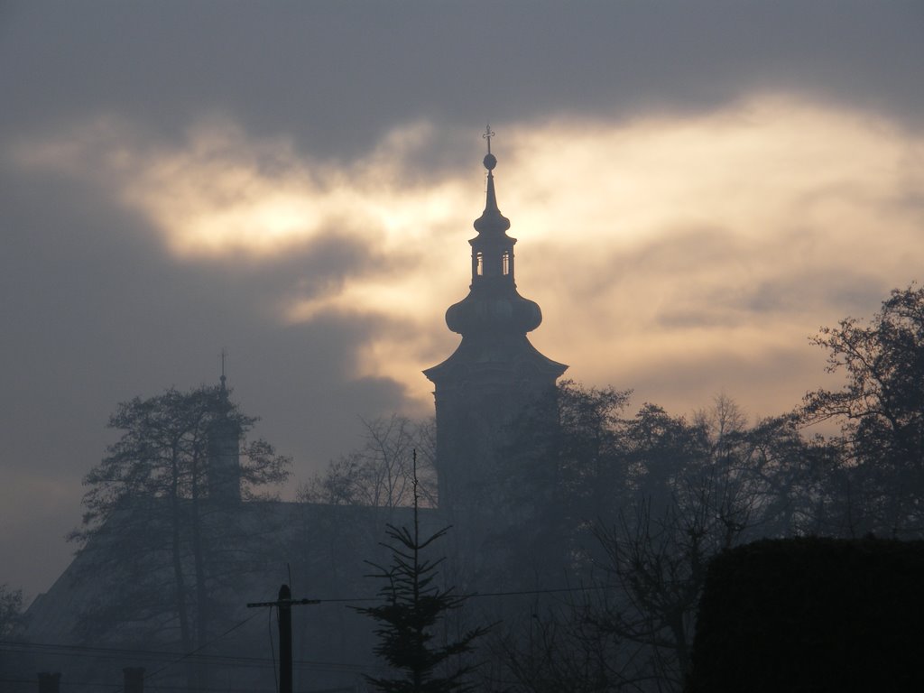 St. Catherines Church, Under Clearing Mist, Цеховице-Дзедзице