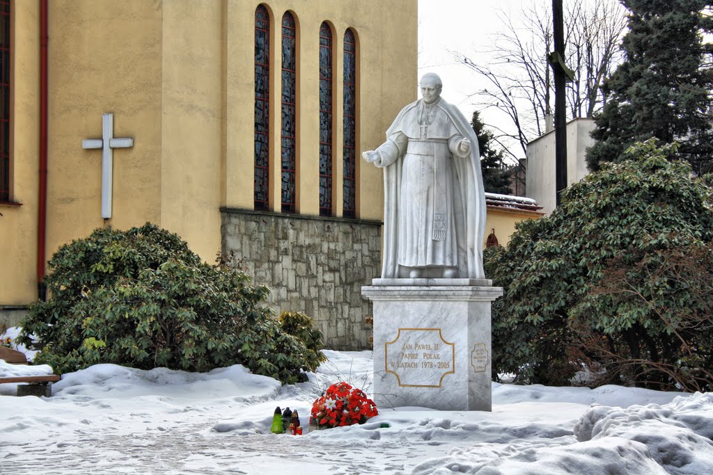 Pope John Paul II Statue, Цеховице-Дзедзице