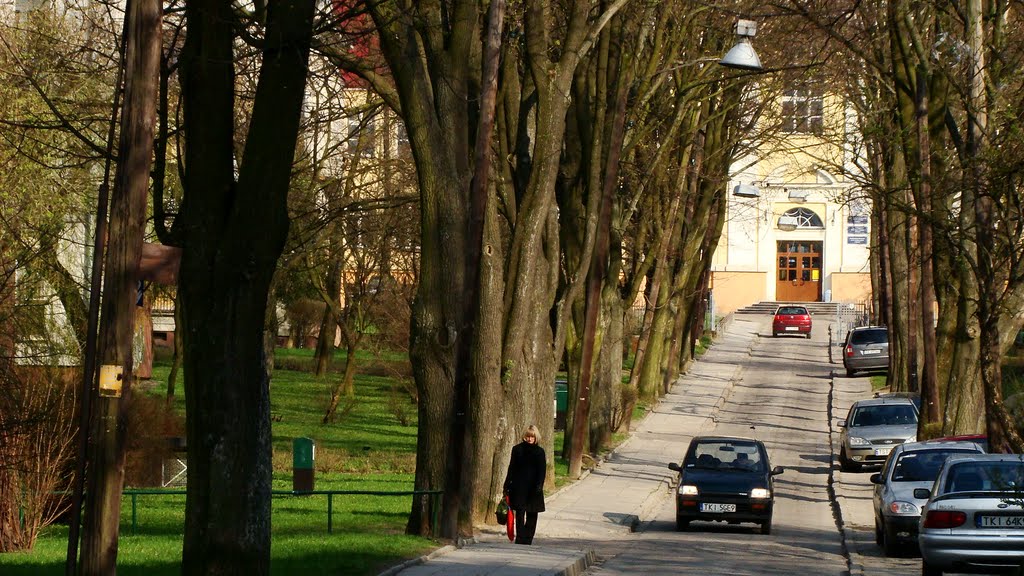 Saint Stanisław Kostka street Kielce., Кельце