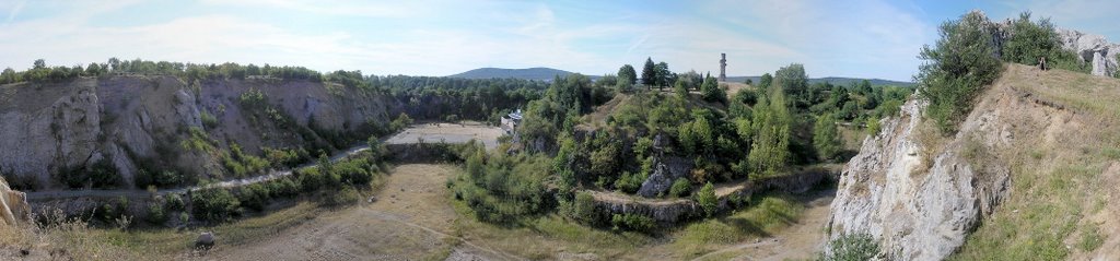 Kadzielnia - panorama ze Skałki Geologów, Кельце