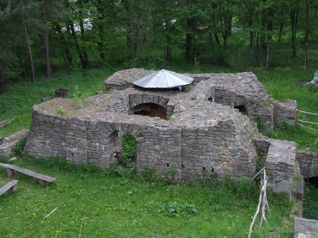 Skarżysko-Kamienna, wielki piec z pocz. XIX w., Скаржиско-Каменна