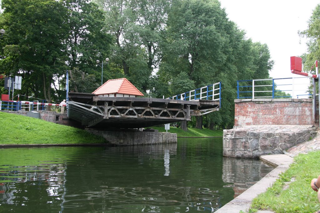 Giżycko, most obrotowy/ Giżycko revolving bridge/ Гижицко оборотный мост, Гижичко