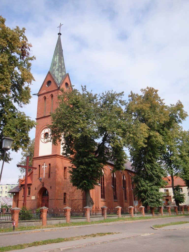 Dzialdowo, kościół św. Wojciecha, Дзялдово