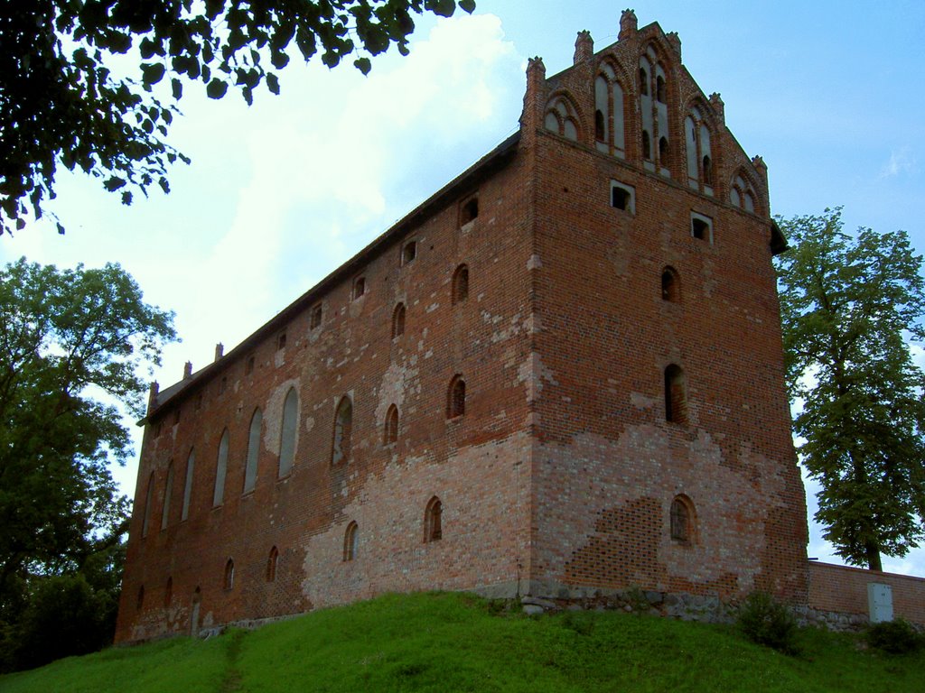 zamek krzyżacki z XIV w., Дзялдово