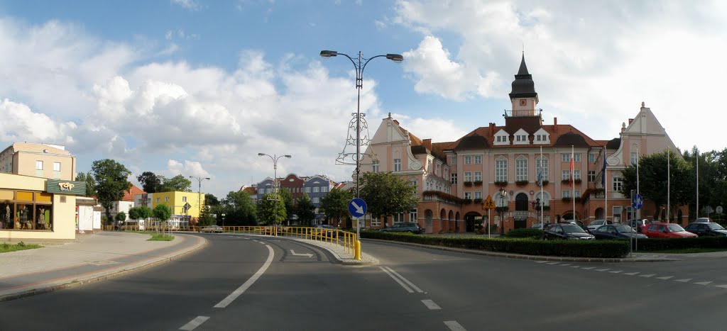 Ratusz w Iławie / Town hall in Iława, Илава